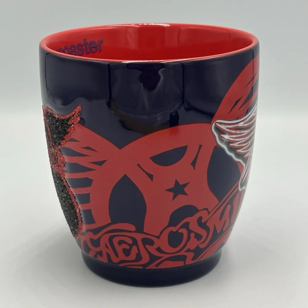 DISNEY'S ROCK 'N ROLLERCOASTER AEROSMITH GUITAR WINGS‎ COFFEE MUG.